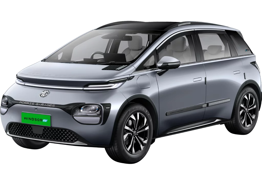 MG Windsor EV in Aurora Silver