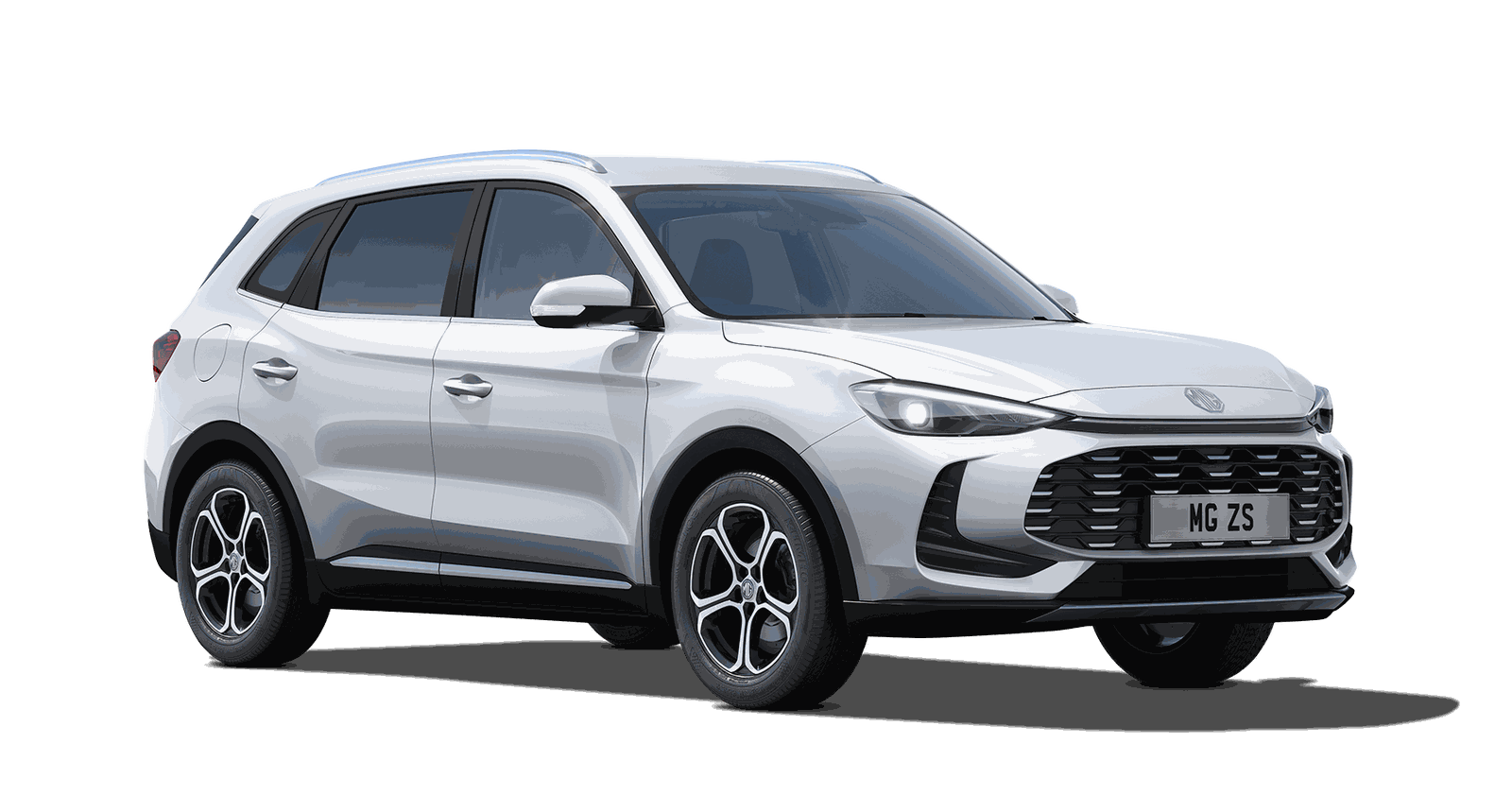 MG ZS Petrol in Arctic White