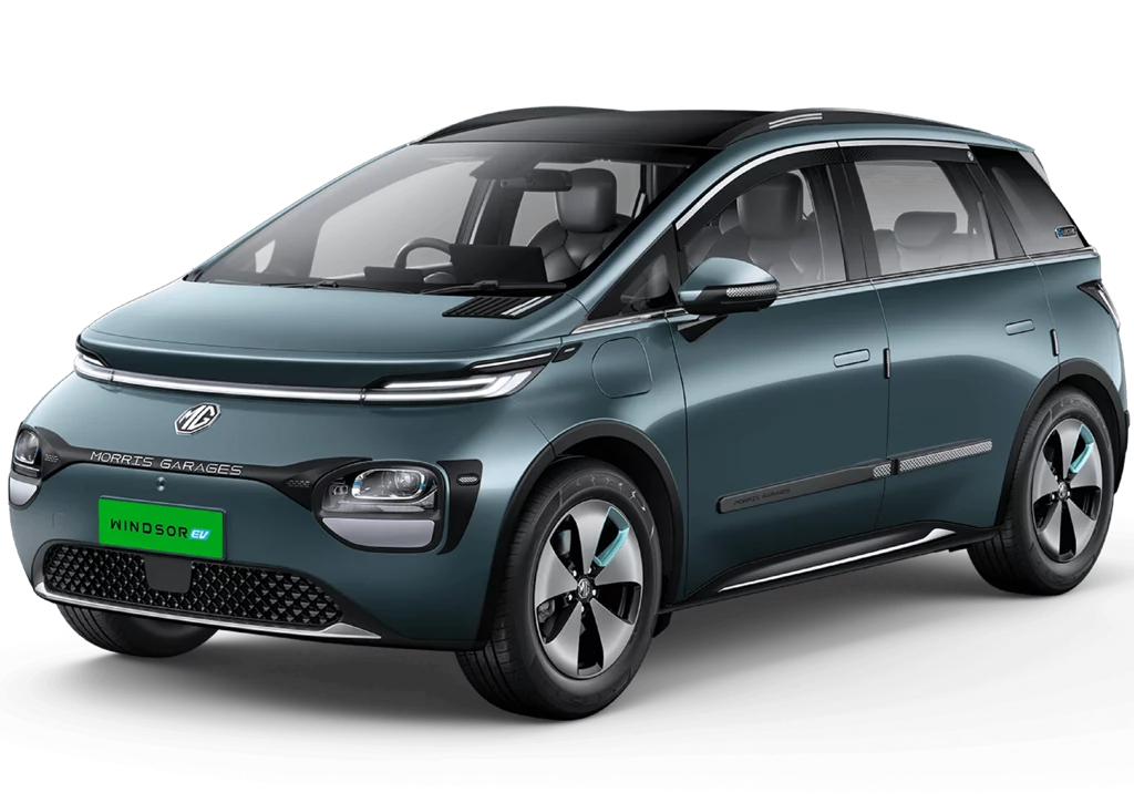 MG Windsor EV in Turquoise Green