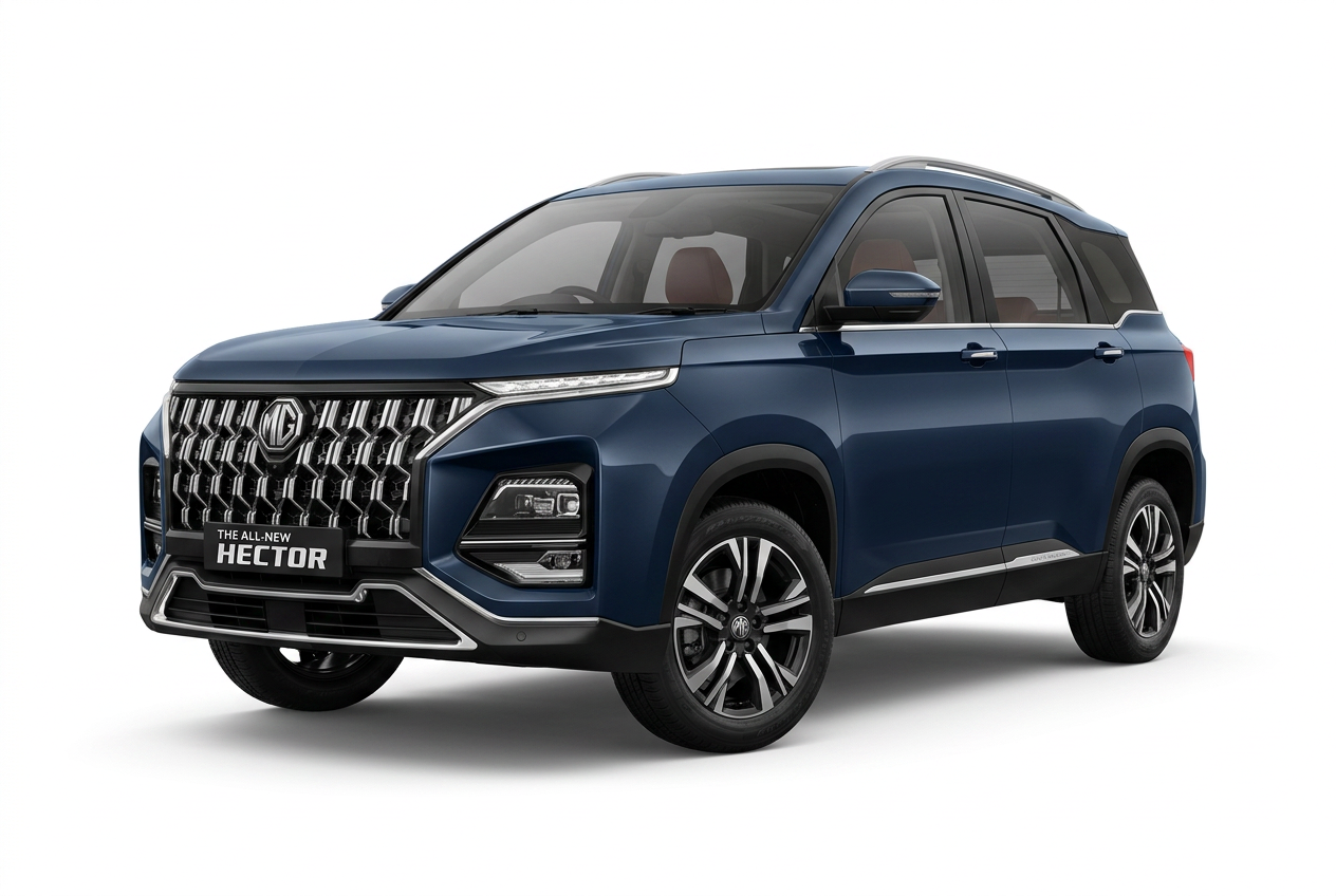 MG Hector in Celadon Blue