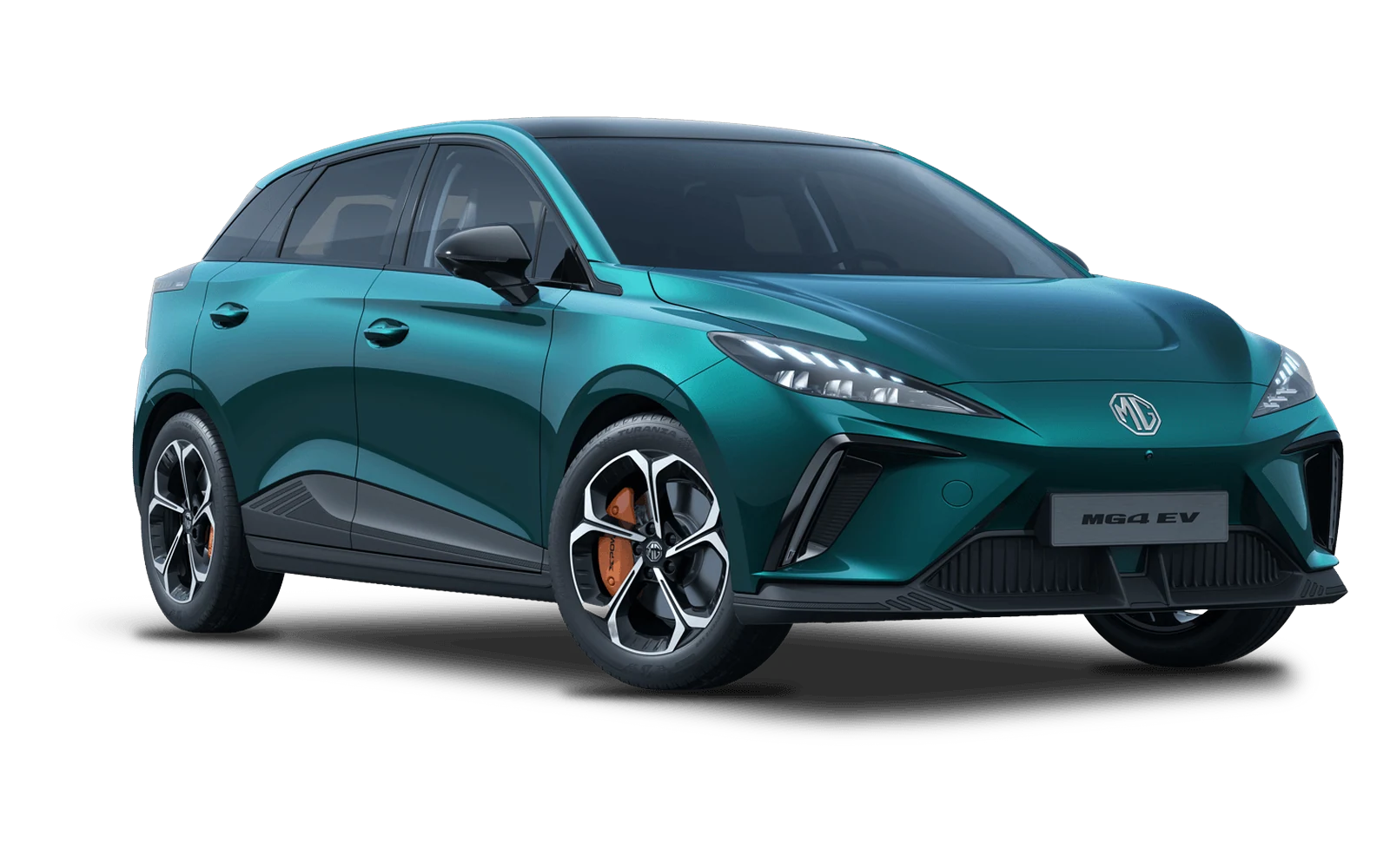 MG4 EV in Iris Cyan Metallic