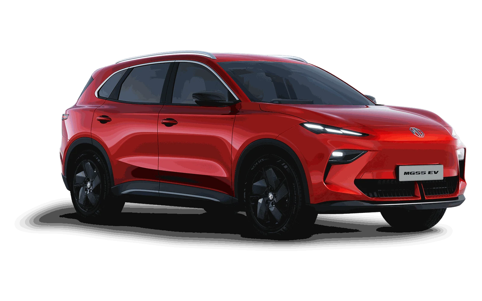 MG S5 EV in Dynamic Red